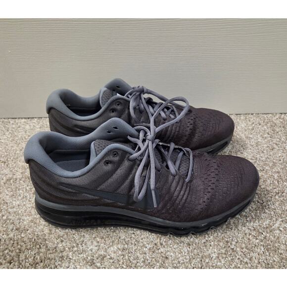 Nike Air Max 2017 Cool Grey Anthracite Black 849559-008 Mens 11 Running Sneakers